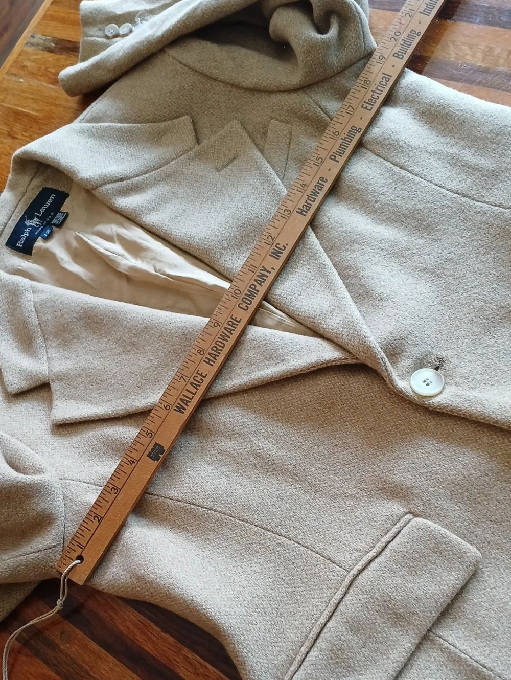 Womens Vintage Ralph Lauren Wool Blazer - 12